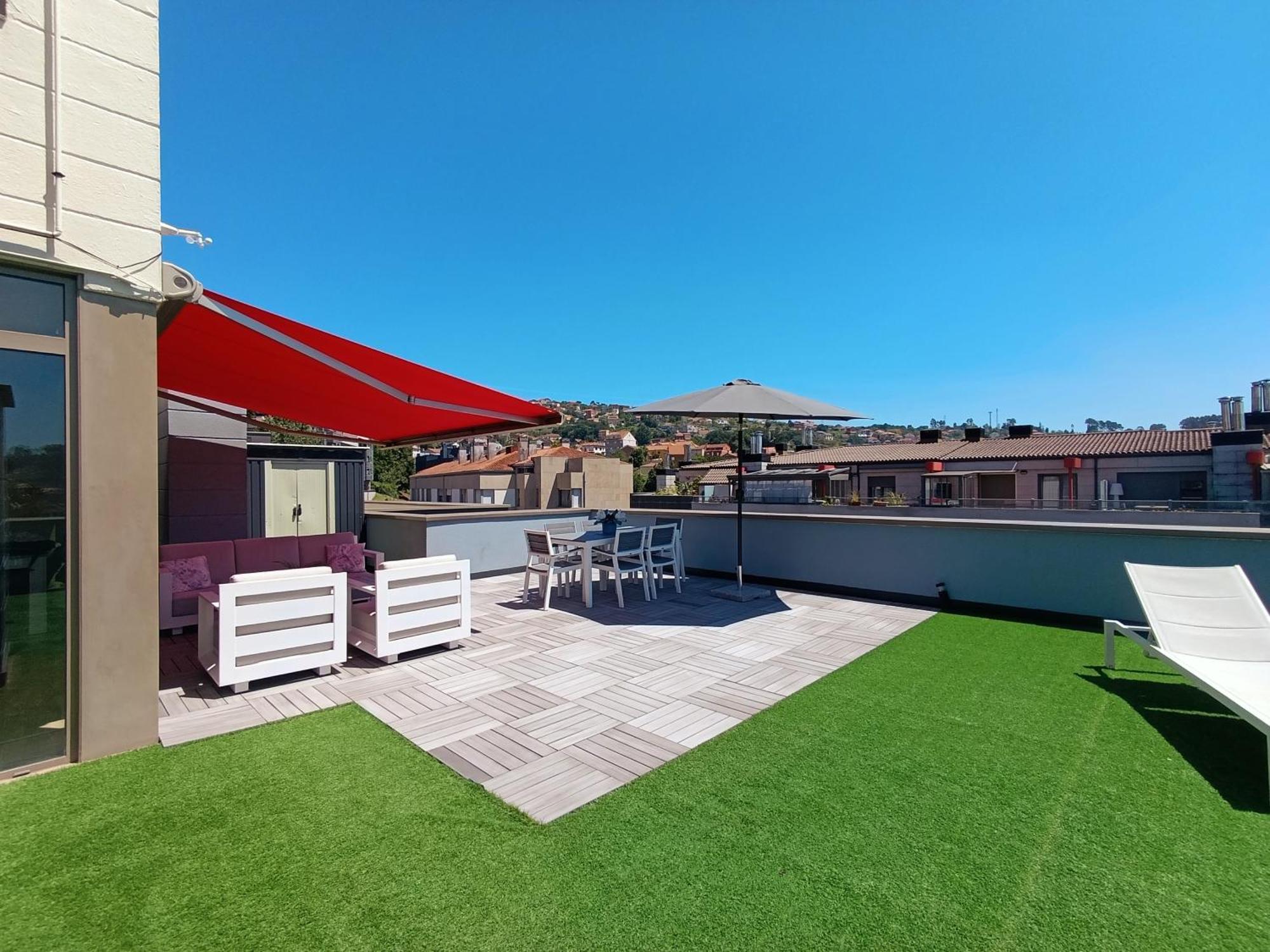 Apartamento Atico Chill-Out De Lujo Con Piscina Y Parking Gratis Vigo Exterior foto